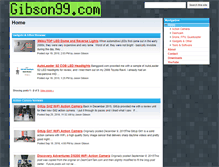 Tablet Screenshot of gibson99.com